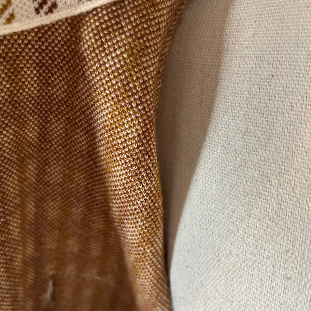 Preloved Marled Checked Sweater Jacket - image 2